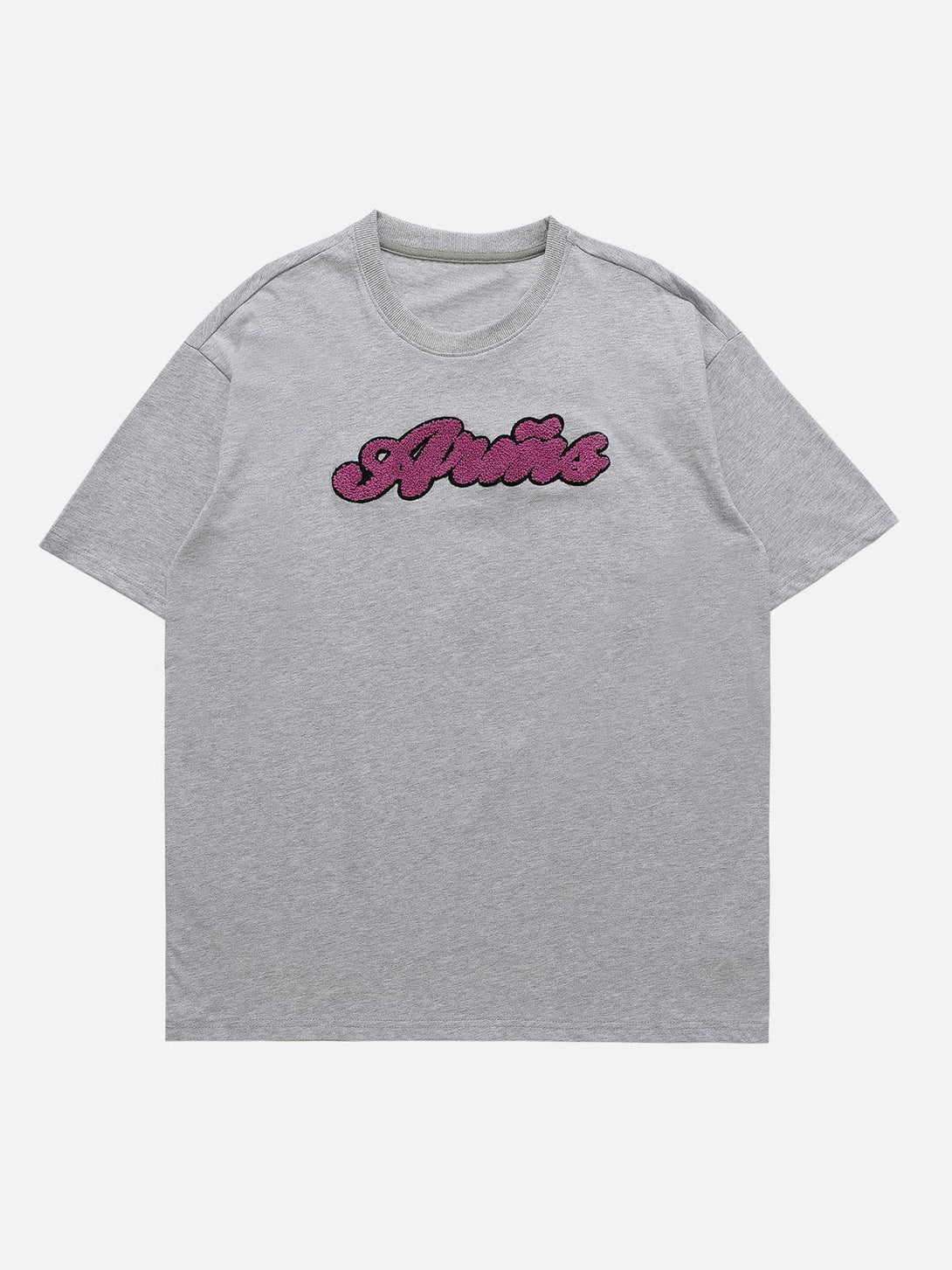 Levefly - Alphabet Embroidery Print Tee - Streetwear Fashion - levefly.com