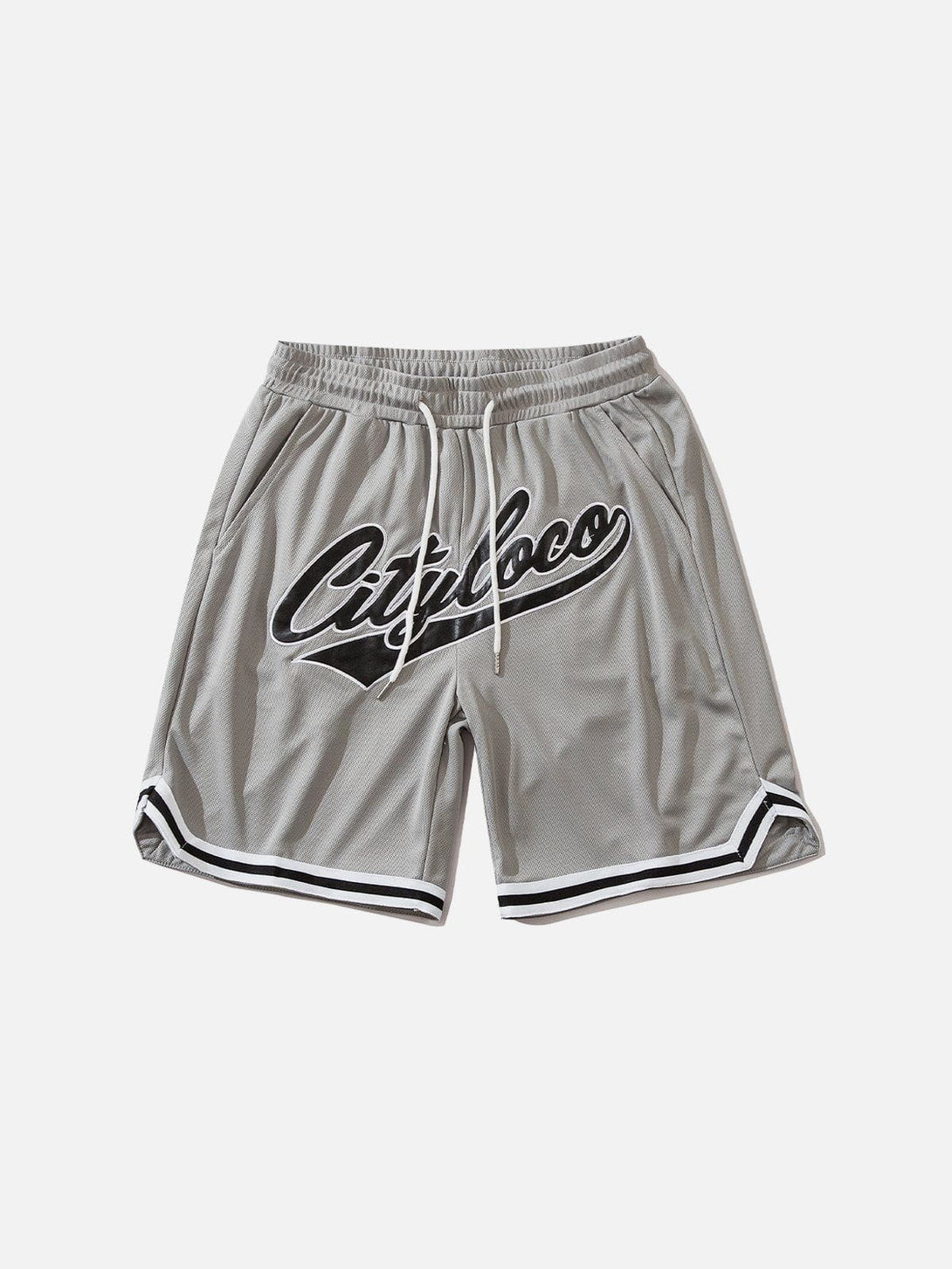 Levefly - Applique Embroidery Stripes Shorts - Streetwear Fashion - levefly.com