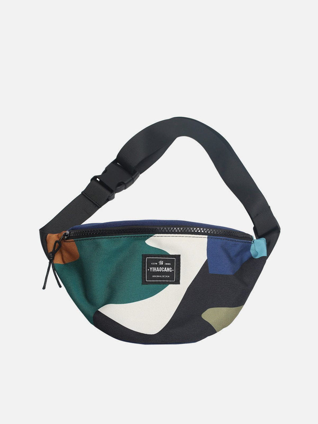 Levefly - Biker Colour Blocking Canvas Bag - Streetwear Fashion - levefly.com