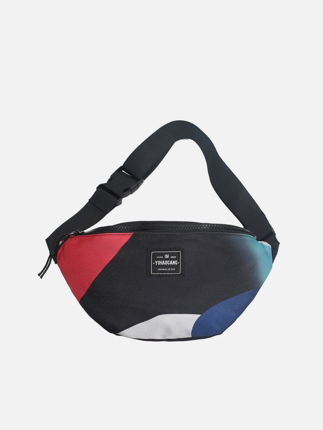 Levefly - Biker Colour Blocking Canvas Bag - Streetwear Fashion - levefly.com