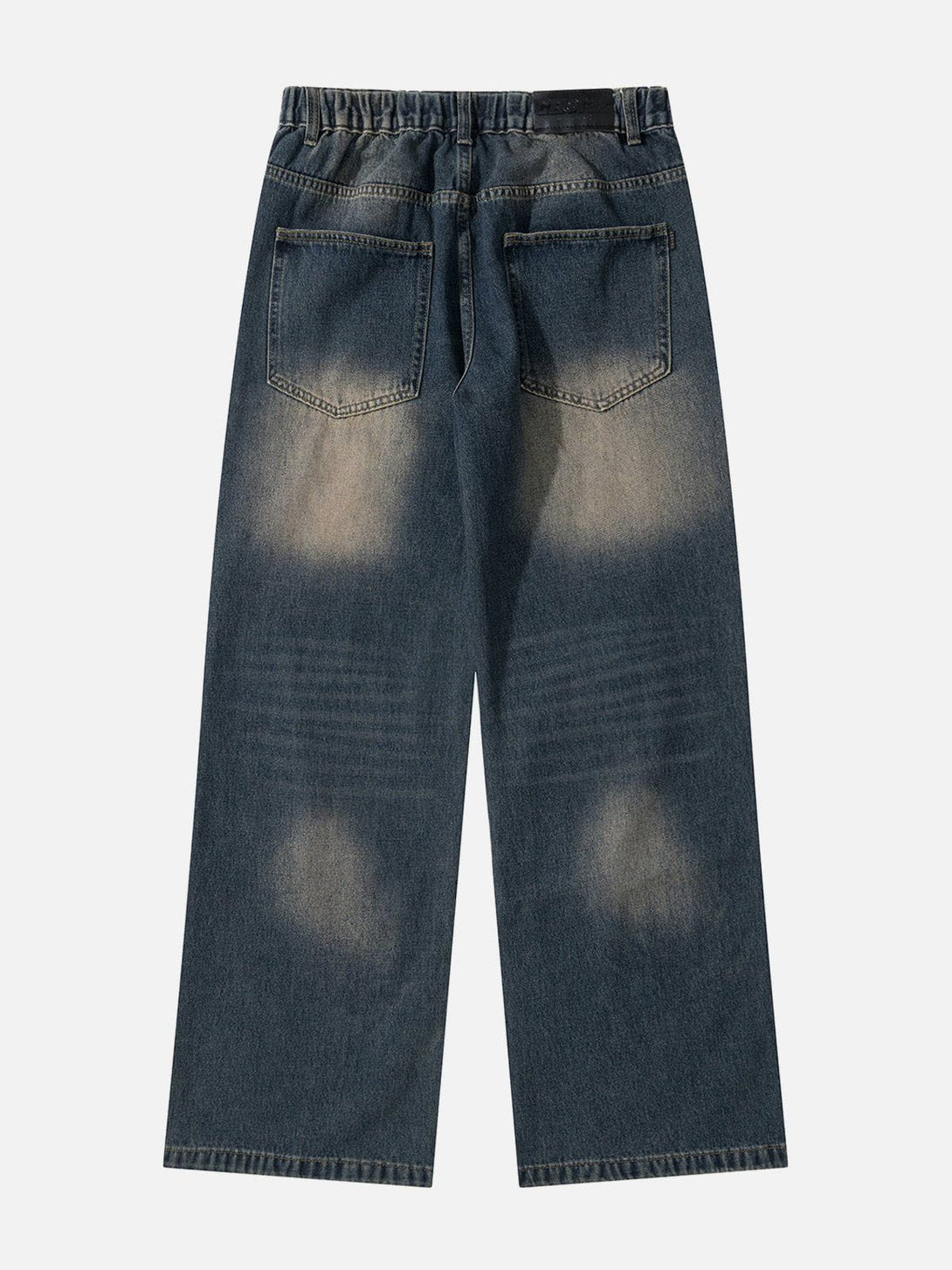 Levefly - Broken Holes Washed Jeans - Streetwear Fashion - levefly.com