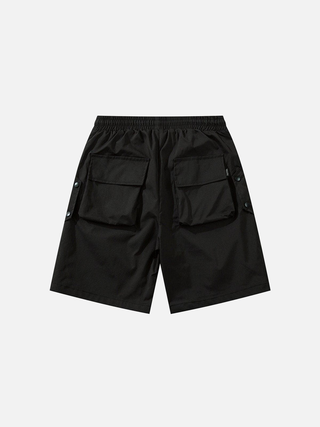 Levefly - Buckle Decoration Solid Shorts - Streetwear Fashion - levefly.com