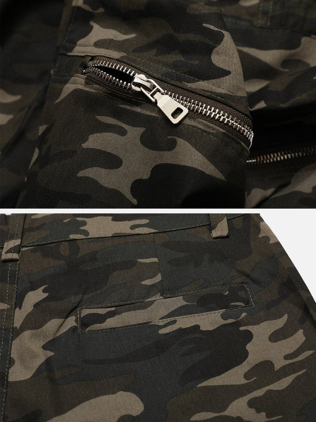 Levefly - Camouflage Large Pocket Cargo Pants - Streetwear Fashion - levefly.com