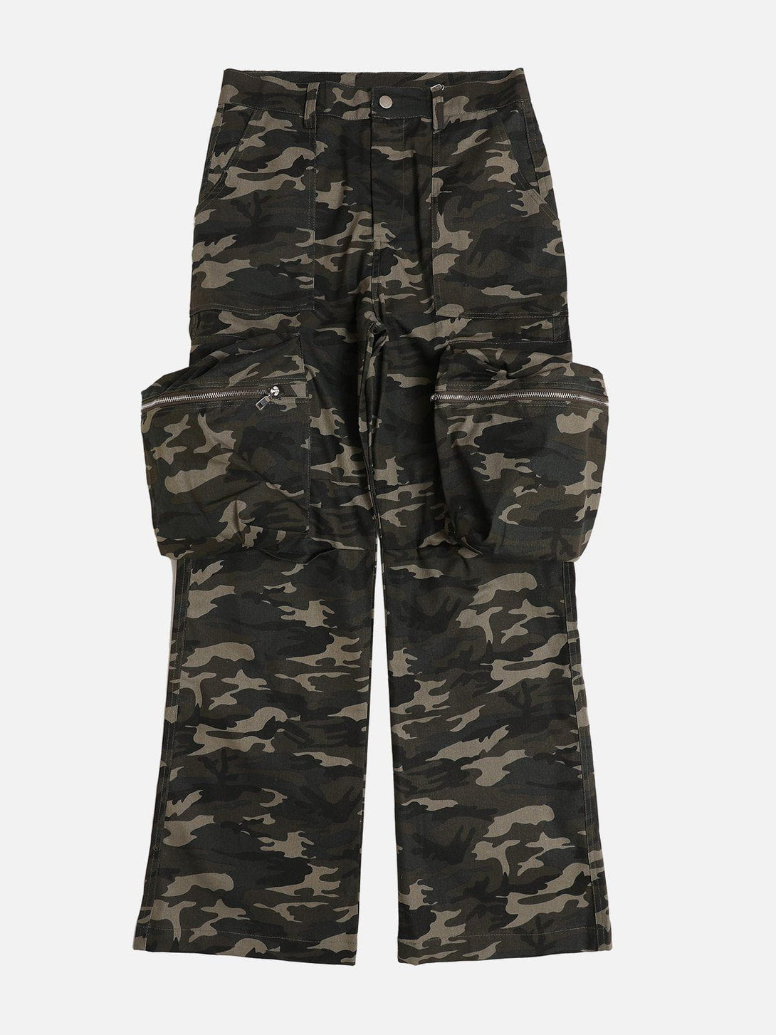 Levefly - Camouflage Large Pocket Cargo Pants - Streetwear Fashion - levefly.com