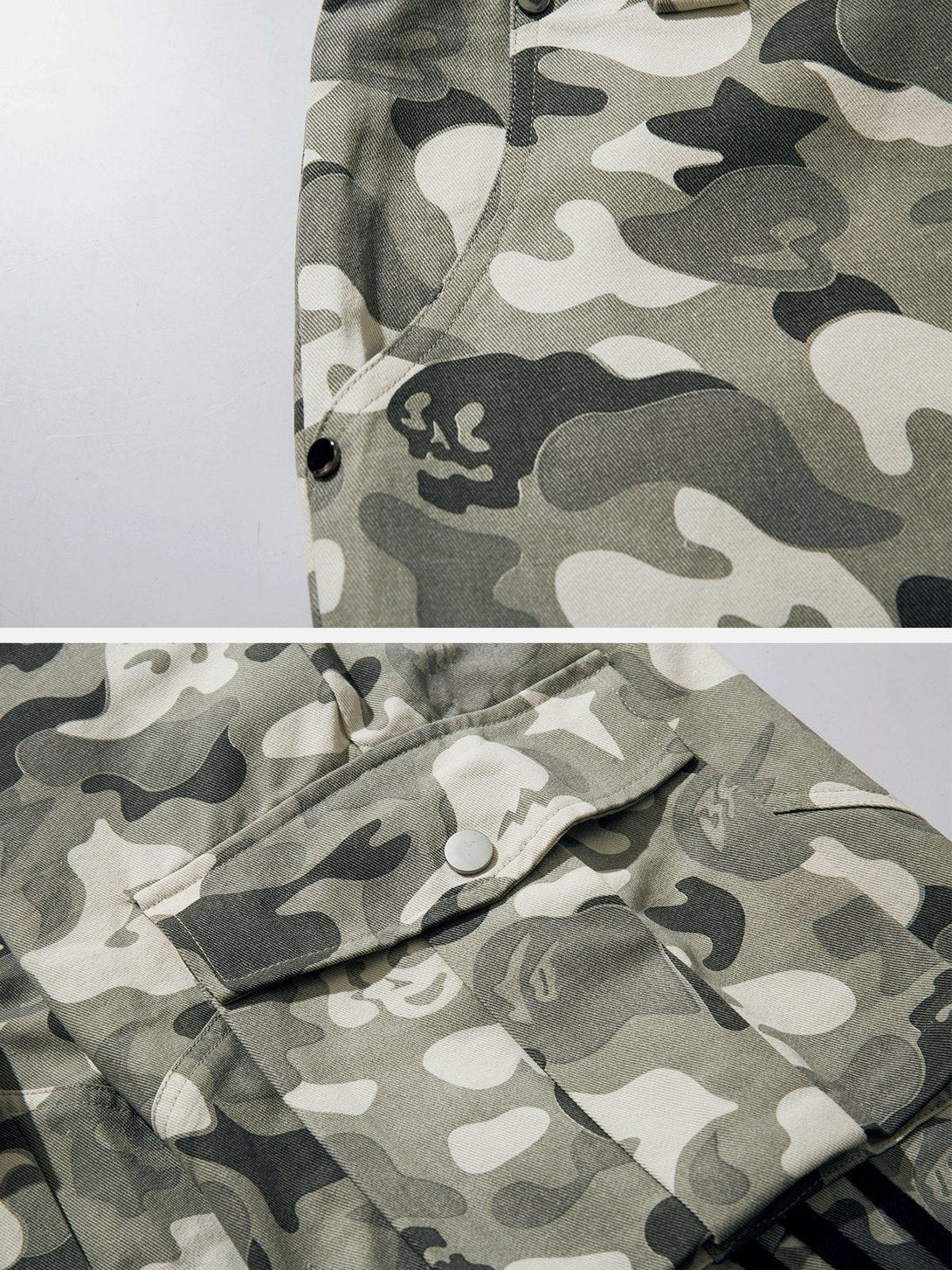 Levefly - Camouflage Multi-pocket Cargo Pants - Streetwear Fashion - levefly.com