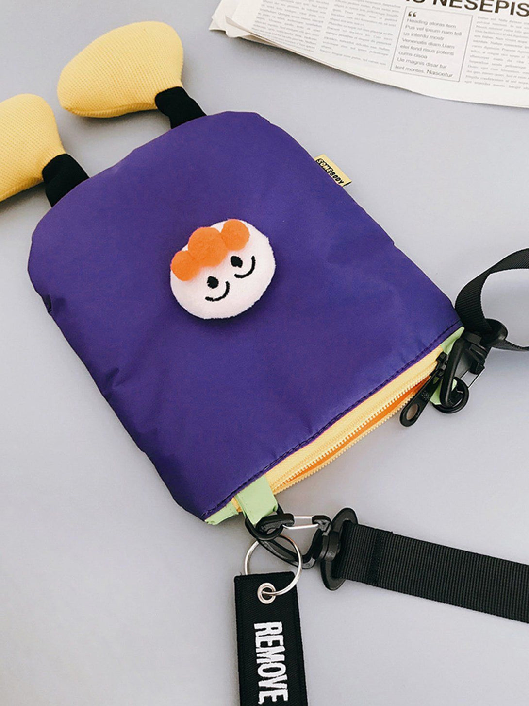 Levefly - Cartoon Doll Crossbody Bag - Streetwear Fashion - levefly.com