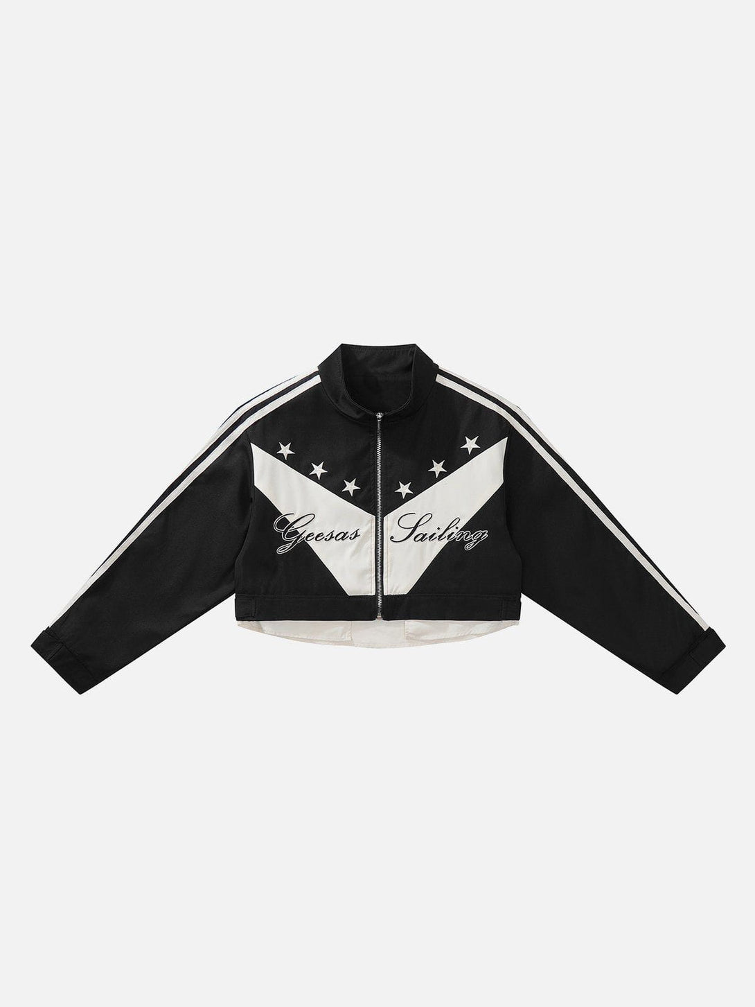 Levefly - Contrast Embroidered Set - Streetwear Fashion - levefly.com