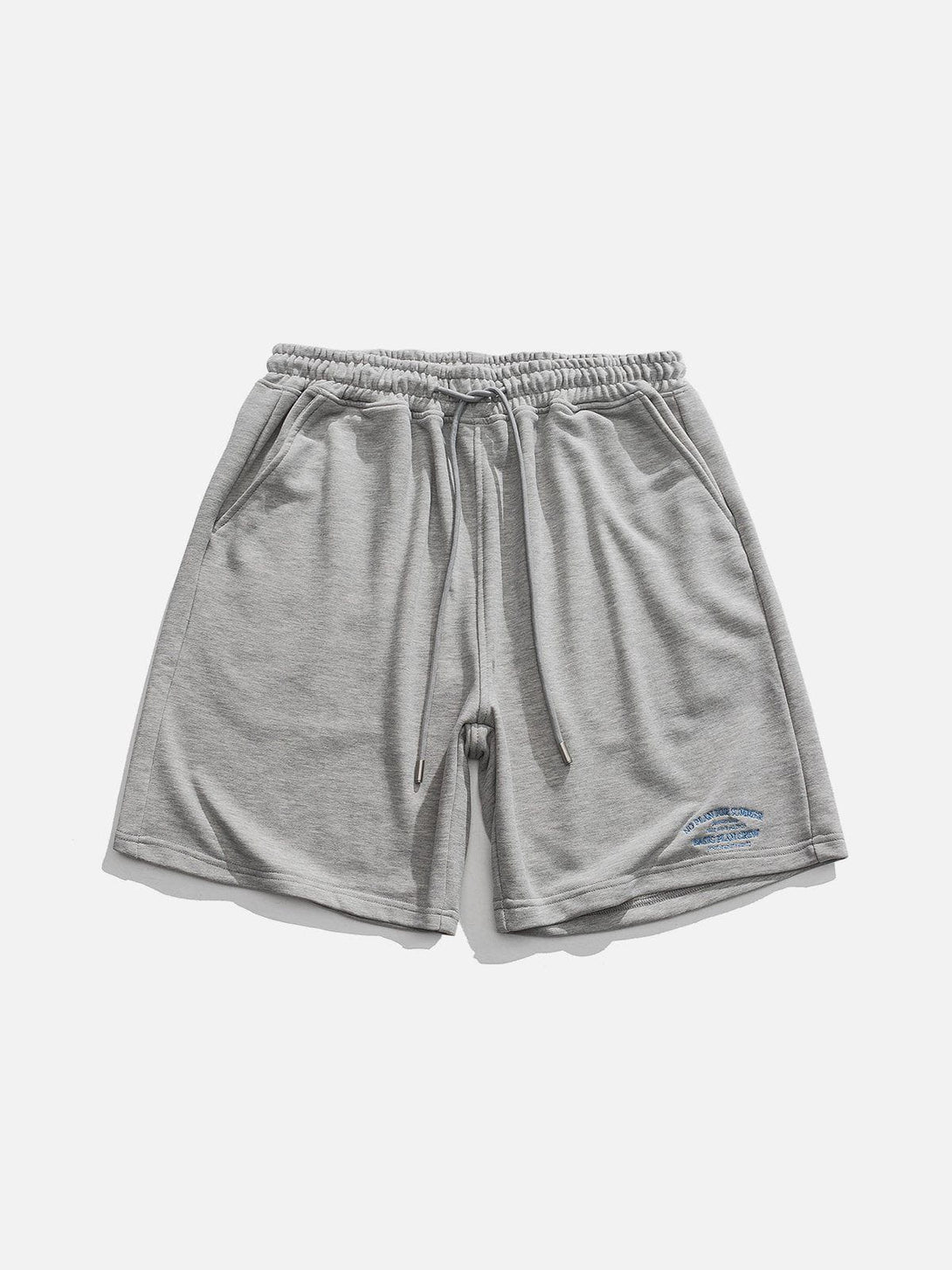 Levefly - Embroidery Solid Color Shorts - Streetwear Fashion - levefly.com