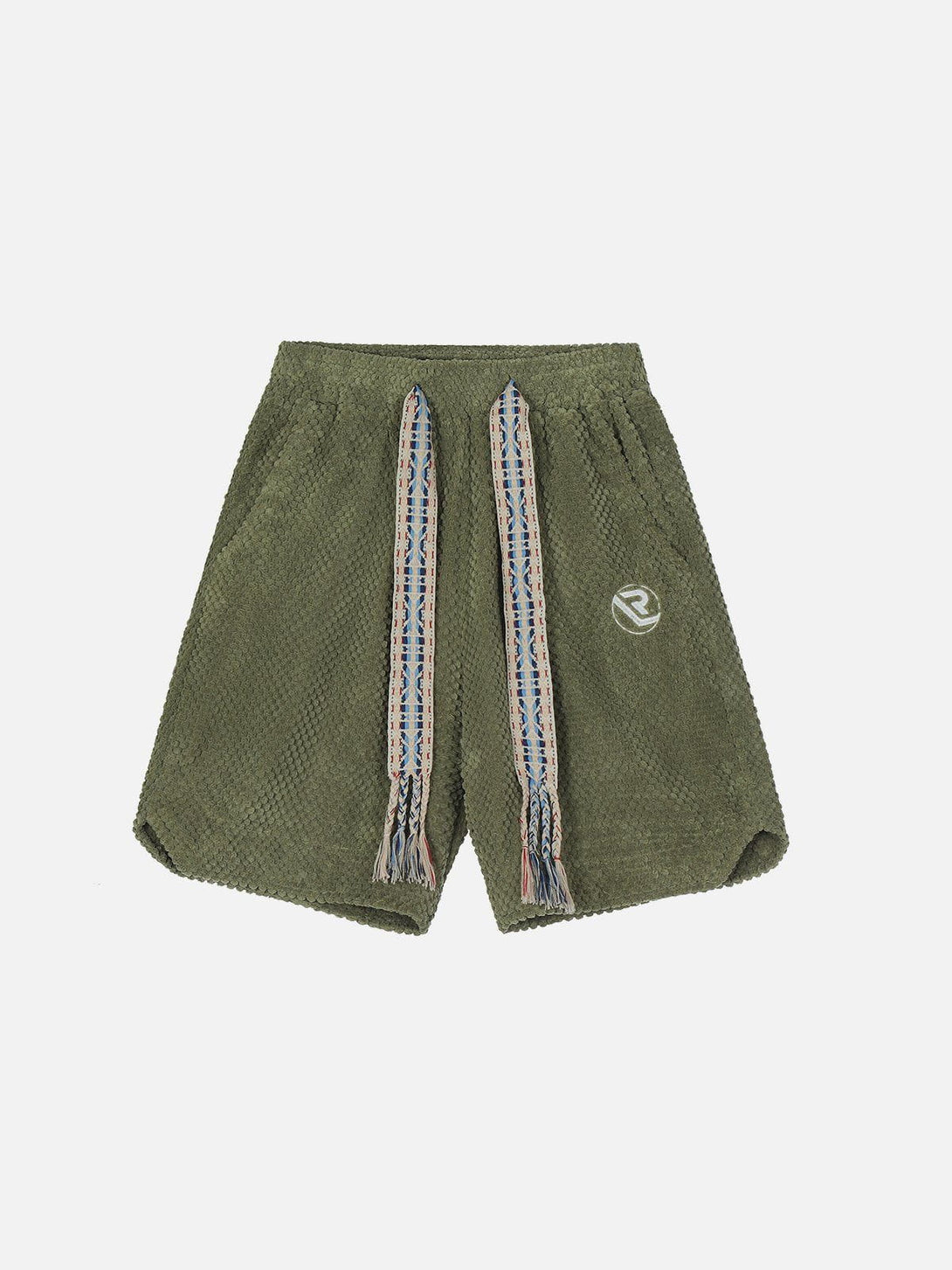 Levefly - Ethnic Woven Drawstring Shorts - Streetwear Fashion - levefly.com