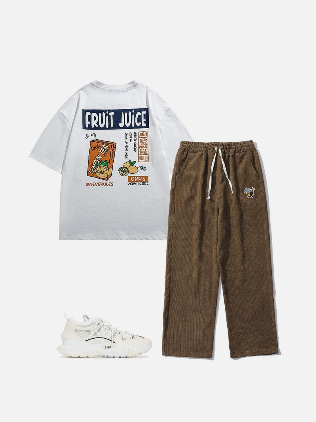 Levefly - “FRUIT JUICE" Graphic Tee - Streetwear Fashion - levefly.com