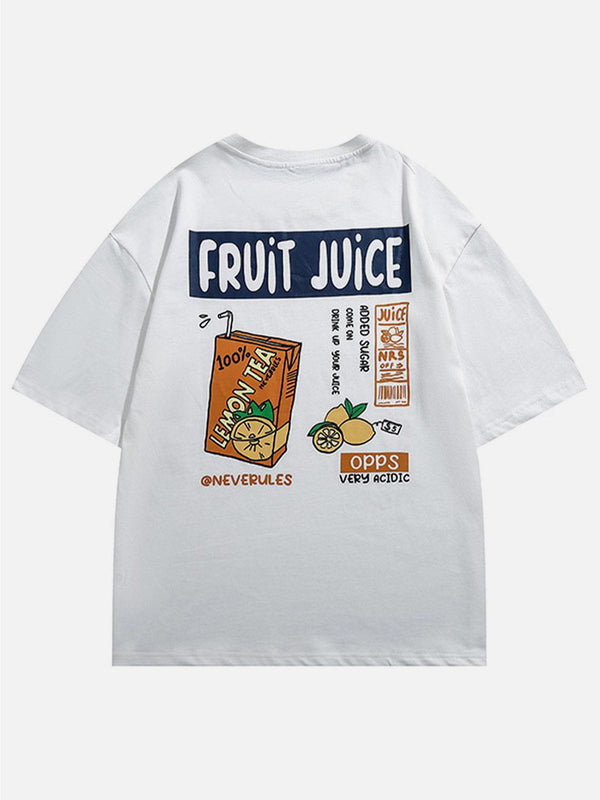 Levefly - “FRUIT JUICE" Graphic Tee - Streetwear Fashion - levefly.com