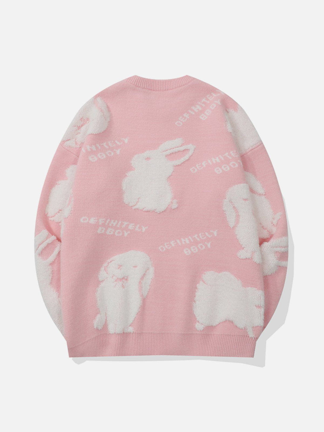 Levefly - Flocked Rabbit Sweater - Streetwear Fashion - levefly.com