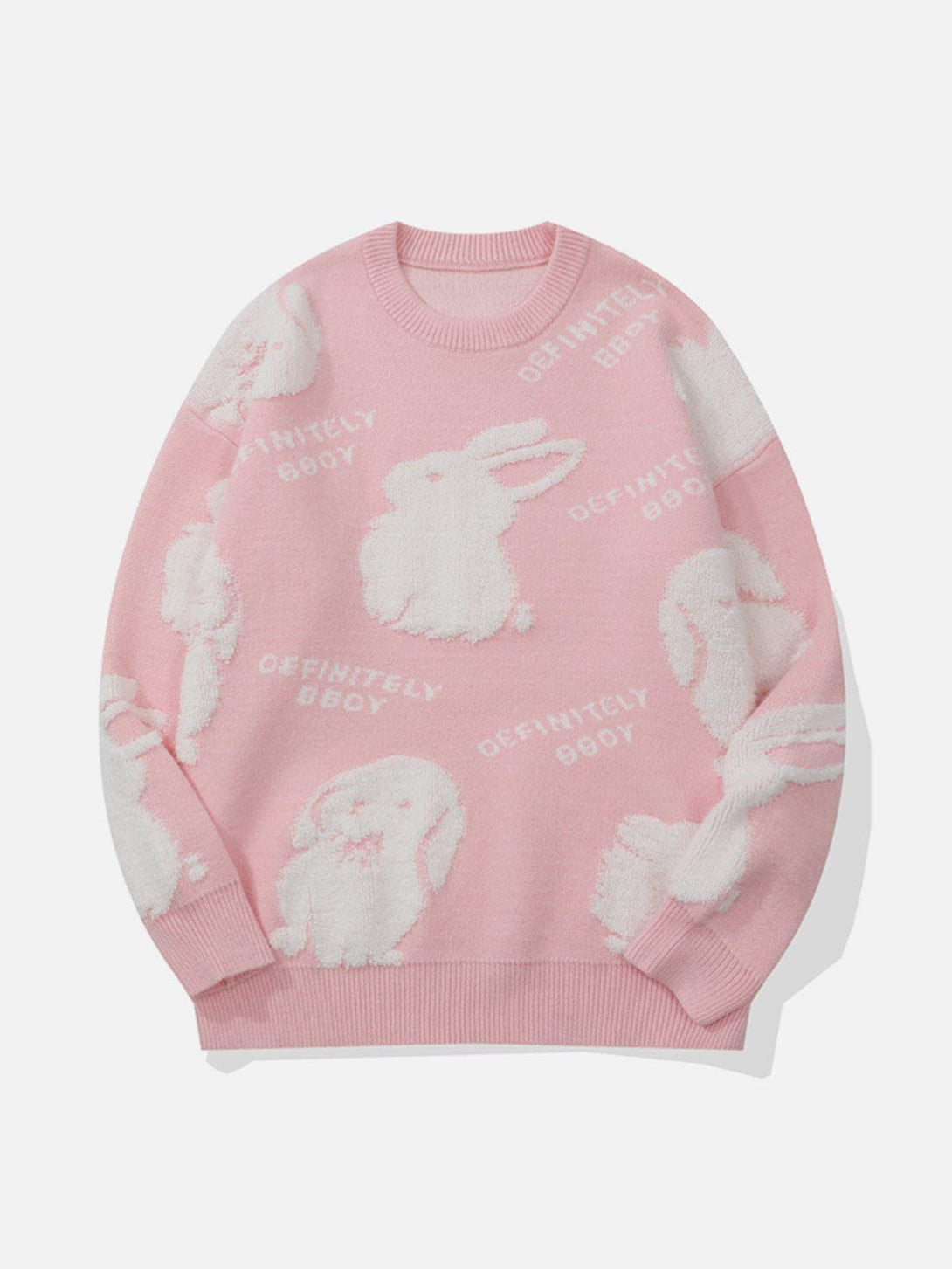 Levefly - Flocked Rabbit Sweater - Streetwear Fashion - levefly.com