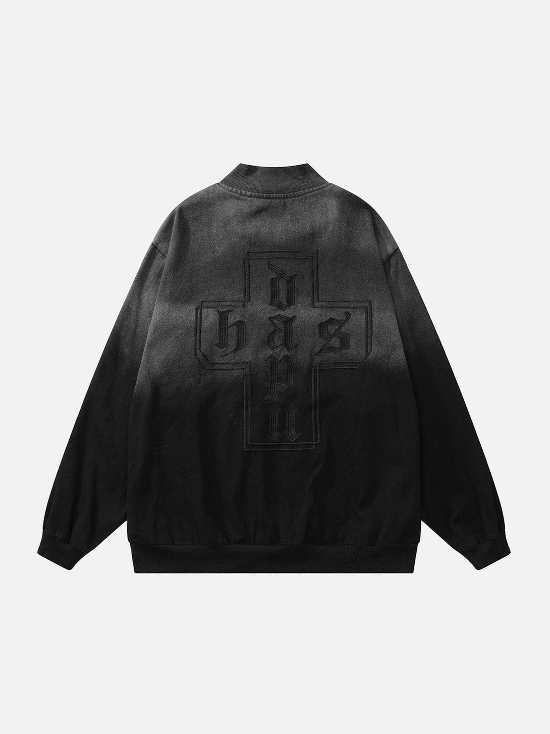 Levefly - Gradient Contrast Embroidered Jacket - Streetwear Fashion - levefly.com