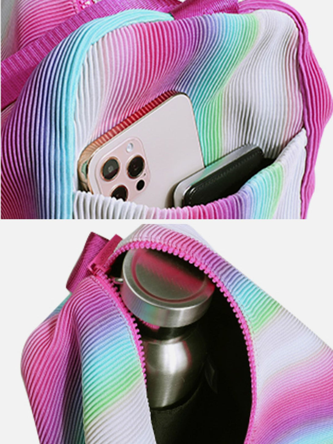 Levefly - Laser Rose Gradient Bag - Streetwear Fashion - levefly.com