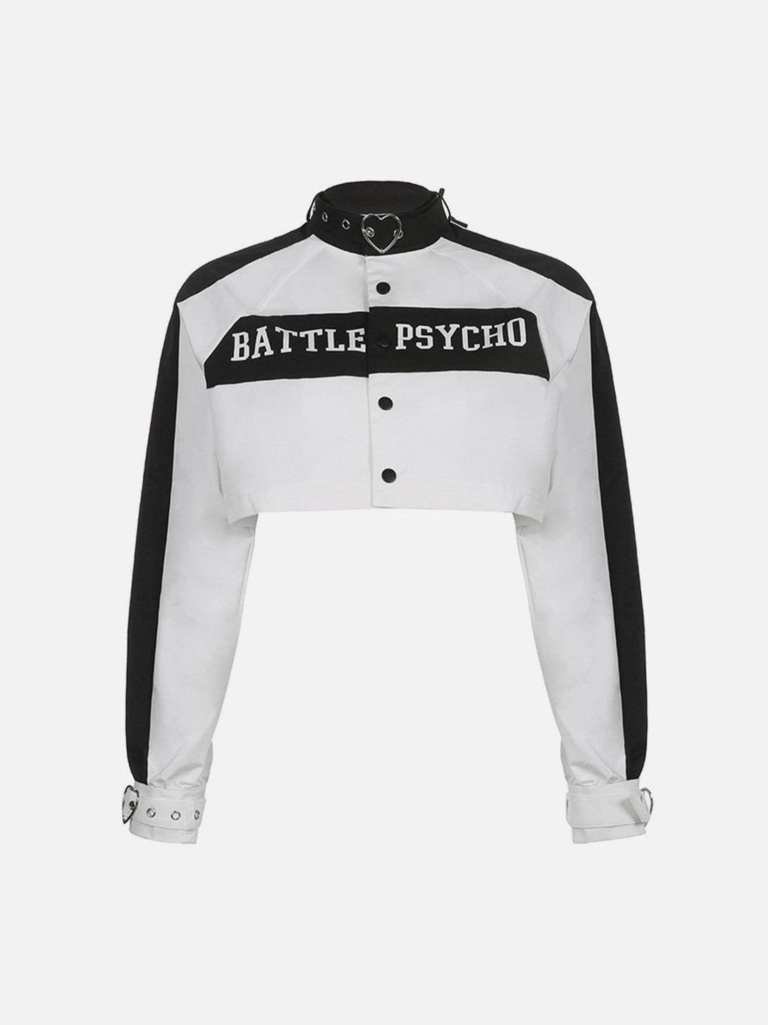 Levefly - Lettering Print Patchwork Jackets - Streetwear Fashion - levefly.com