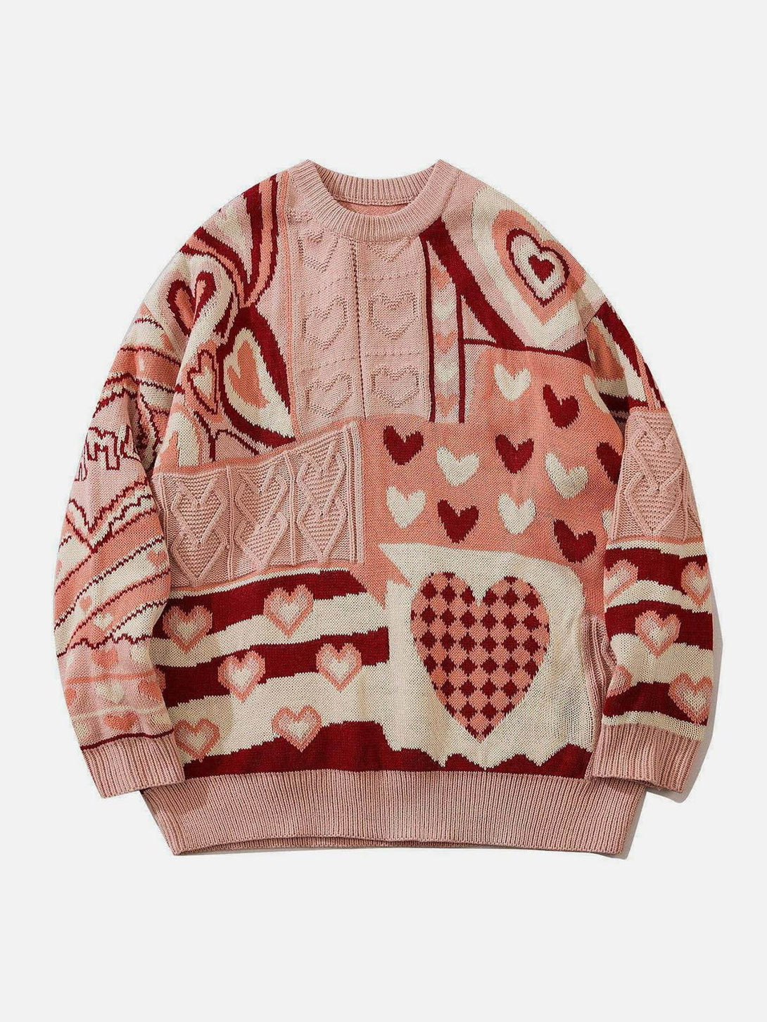 Levefly - Love Weaving Knit Sweater - Streetwear Fashion - levefly.com