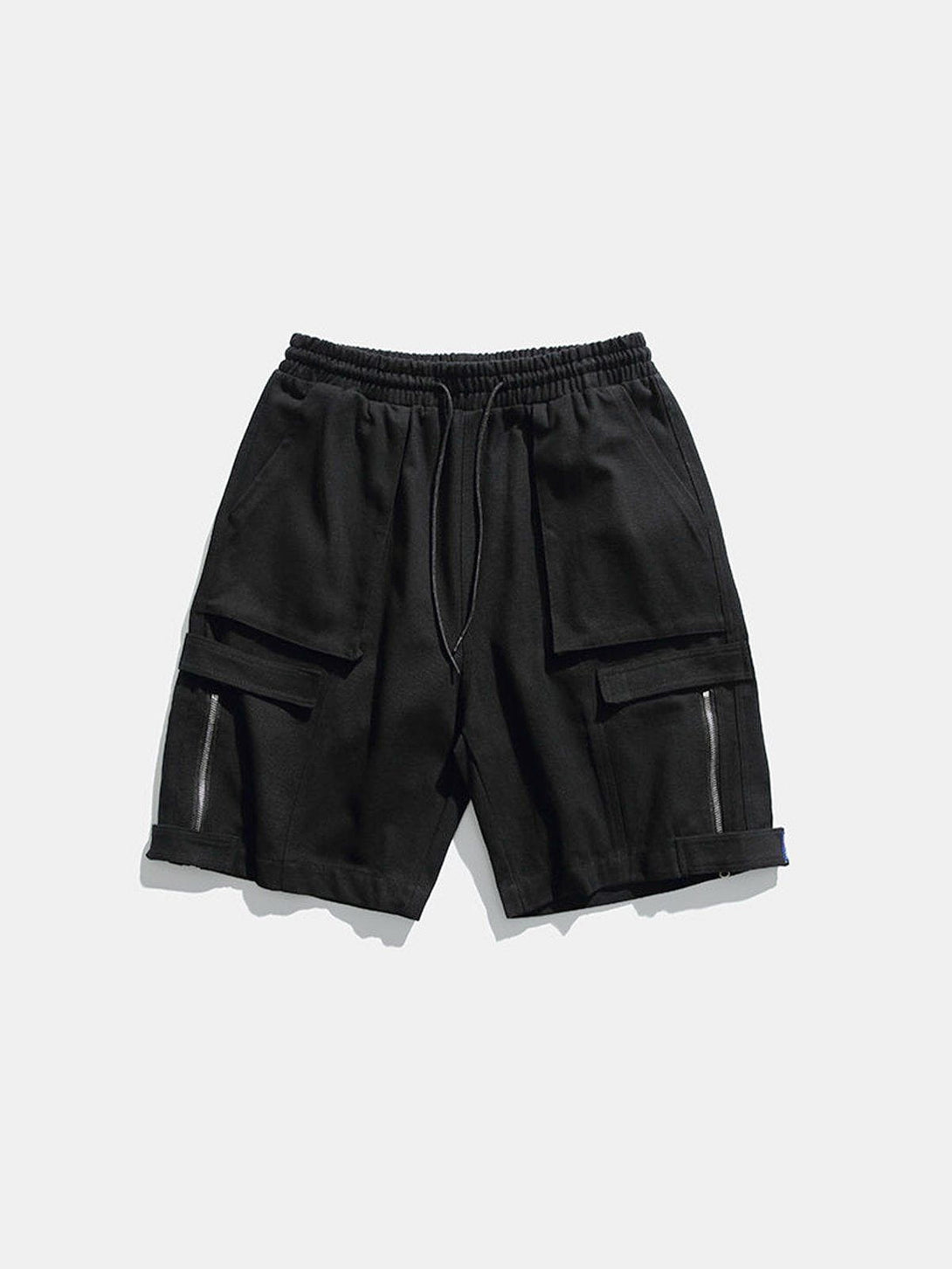 Levefly - Multi-pocket Solid Color Shorts - Streetwear Fashion - levefly.com