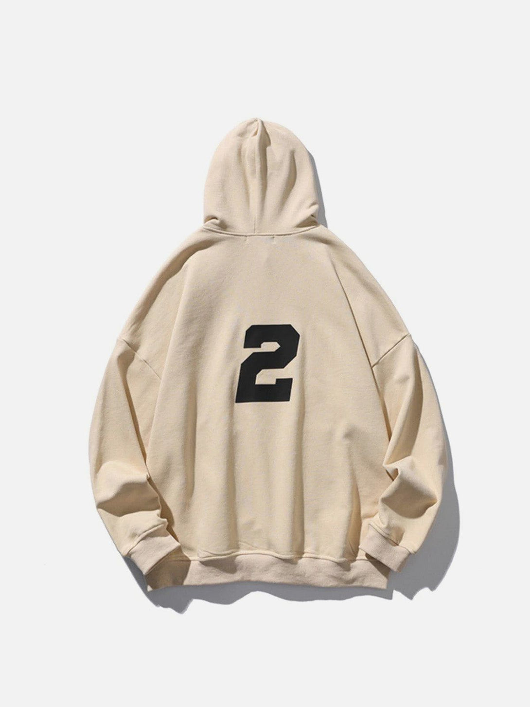 Levefly - Number “2” Print Hoodie - Streetwear Fashion - levefly.com