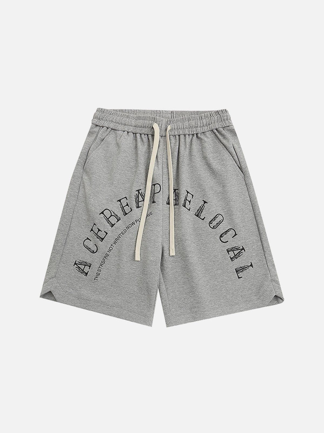 Levefly - Ring Embroidery Letter Shorts - Streetwear Fashion - levefly.com