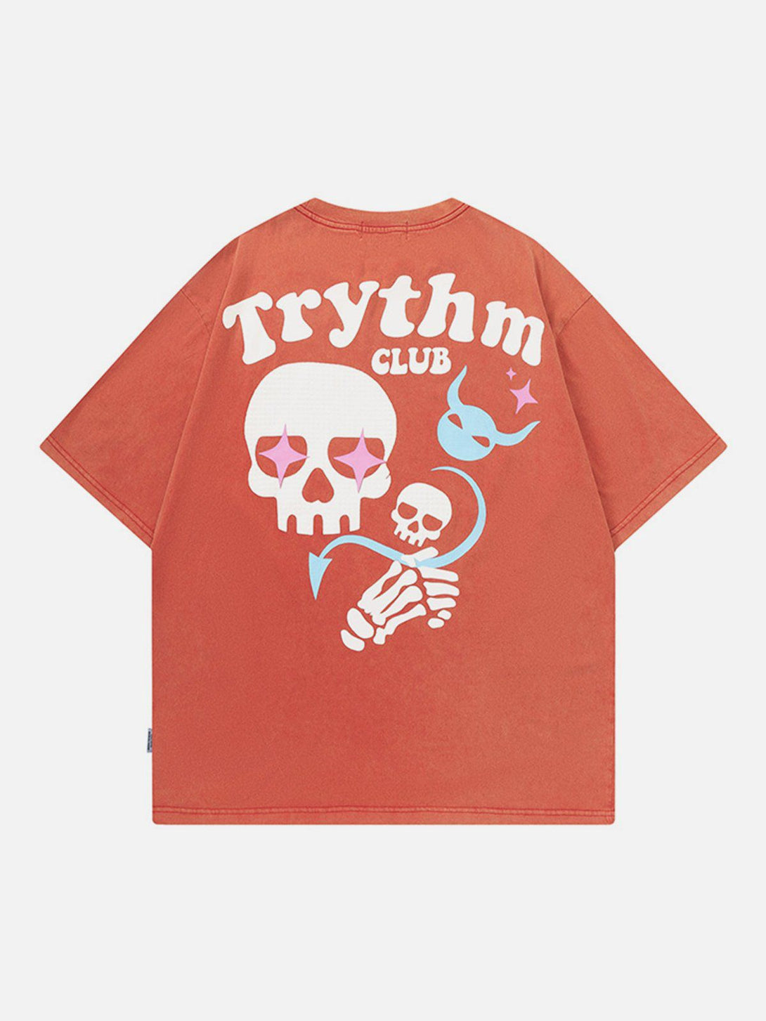 Levefly - Skeleton Foam Print Tee - Streetwear Fashion - levefly.com