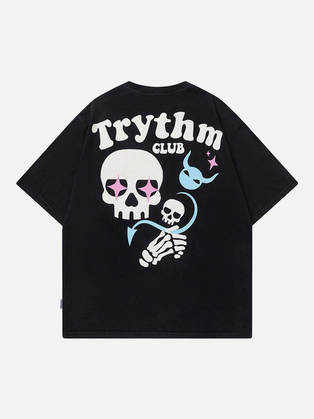 Levefly - Skeleton Foam Print Tee - Streetwear Fashion - levefly.com