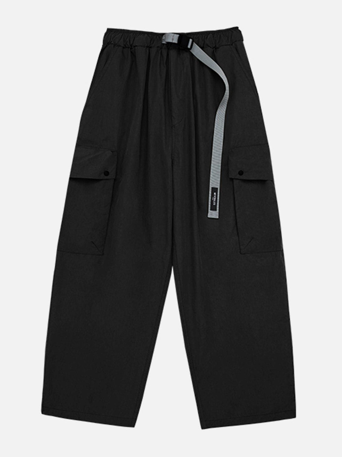 Levefly - Solid Color Functional Cargo Pants - Streetwear Fashion - levefly.com