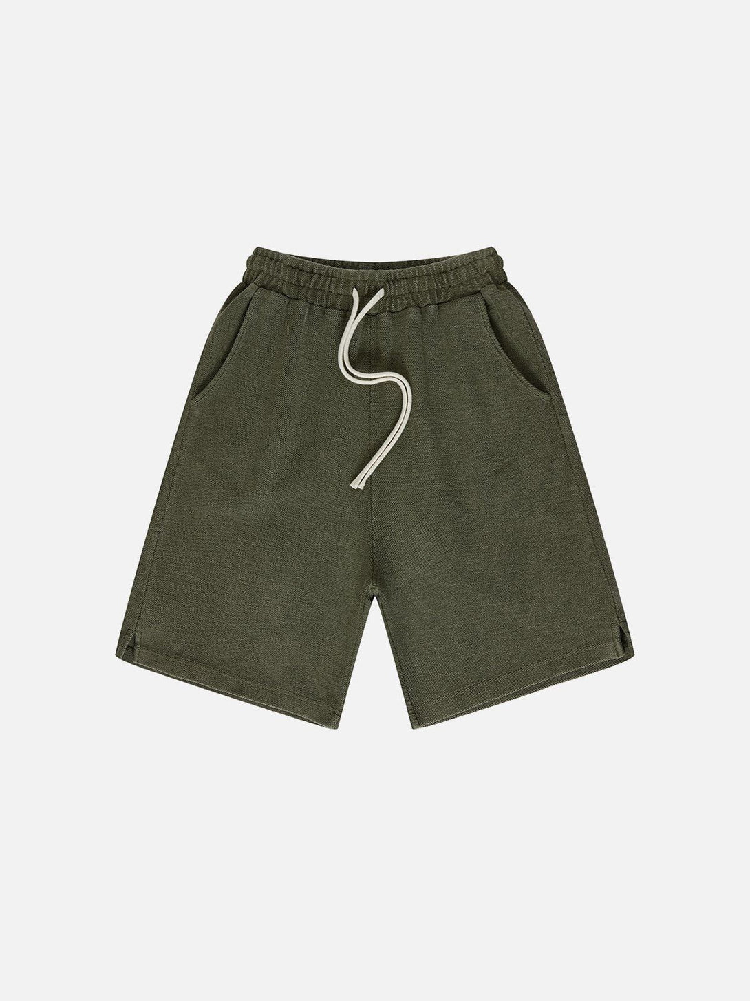 Levefly - Solid Washed Shorts - Streetwear Fashion - levefly.com