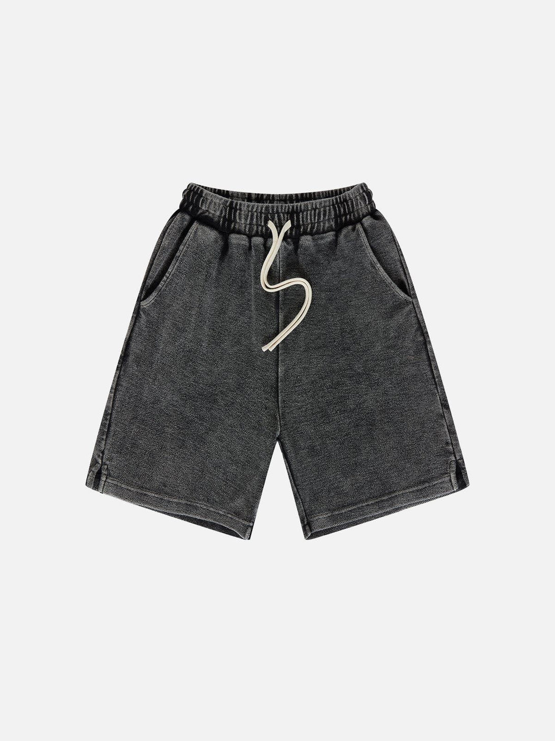 Levefly - Solid Washed Shorts - Streetwear Fashion - levefly.com