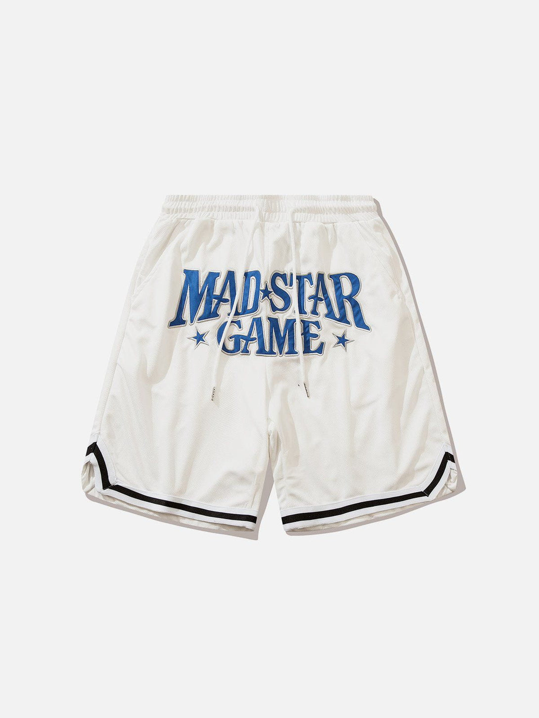 Levefly - Star Letter Embroidered Stripes Shorts - Streetwear Fashion - levefly.com