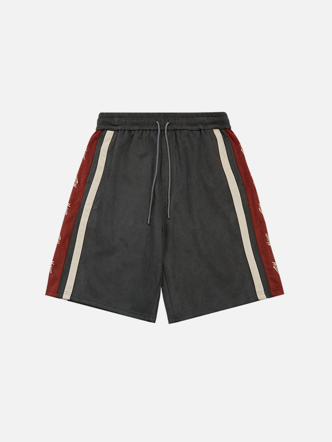 Levefly - Suede Side Stripes Shorts - Streetwear Fashion - levefly.com