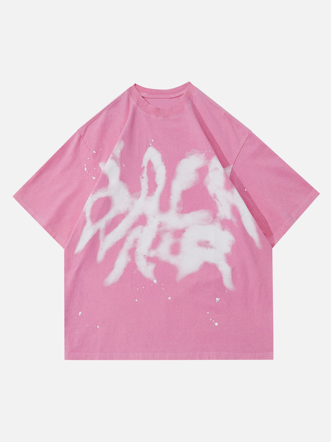 Levefly - Tie-dye Graffiti Print Tee - Streetwear Fashion - levefly.com