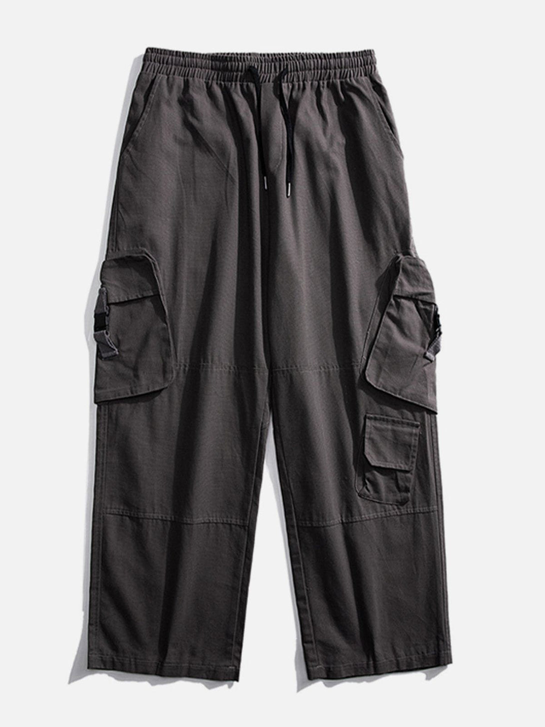 Levefly - Tilt Bag Buckle Pocket Cargo Pants - Streetwear Fashion - levefly.com