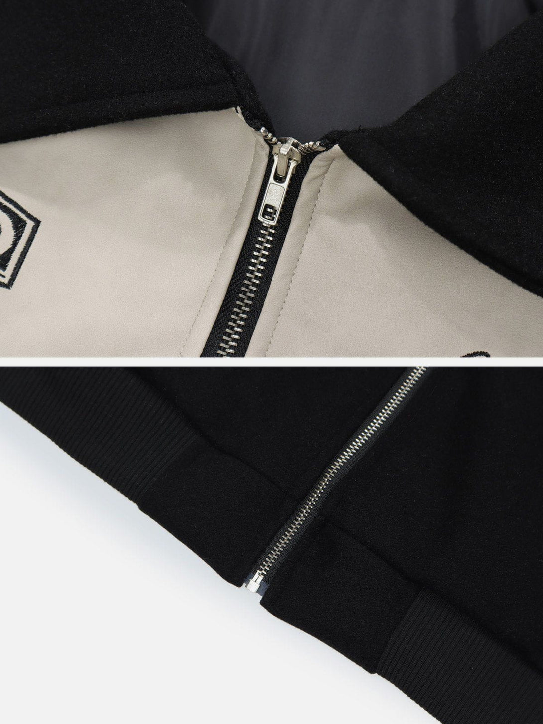 Levefly - Vintage Patchwork Bomber jacket - Streetwear Fashion - levefly.com