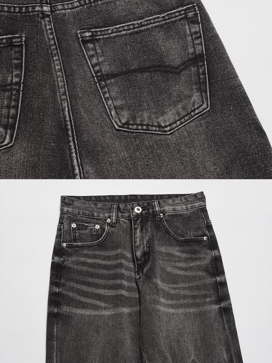 Levefly - Vintage Washed Distressed Jeans - Streetwear Fashion - levefly.com