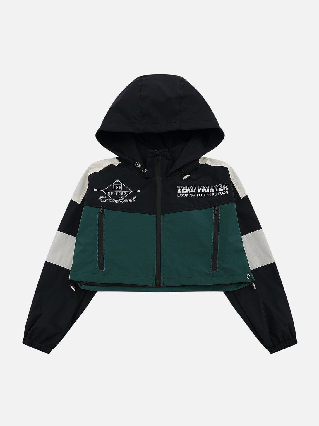 Levefly - ZIP UP Patchwork Racing Jacket - Streetwear Fashion - levefly.com