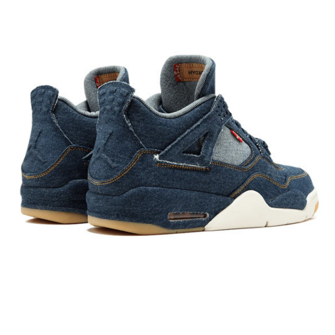 Levi's x Air Jordan 4 Retro 'Denim'- Streetwear Fashion 950 - levefly.com