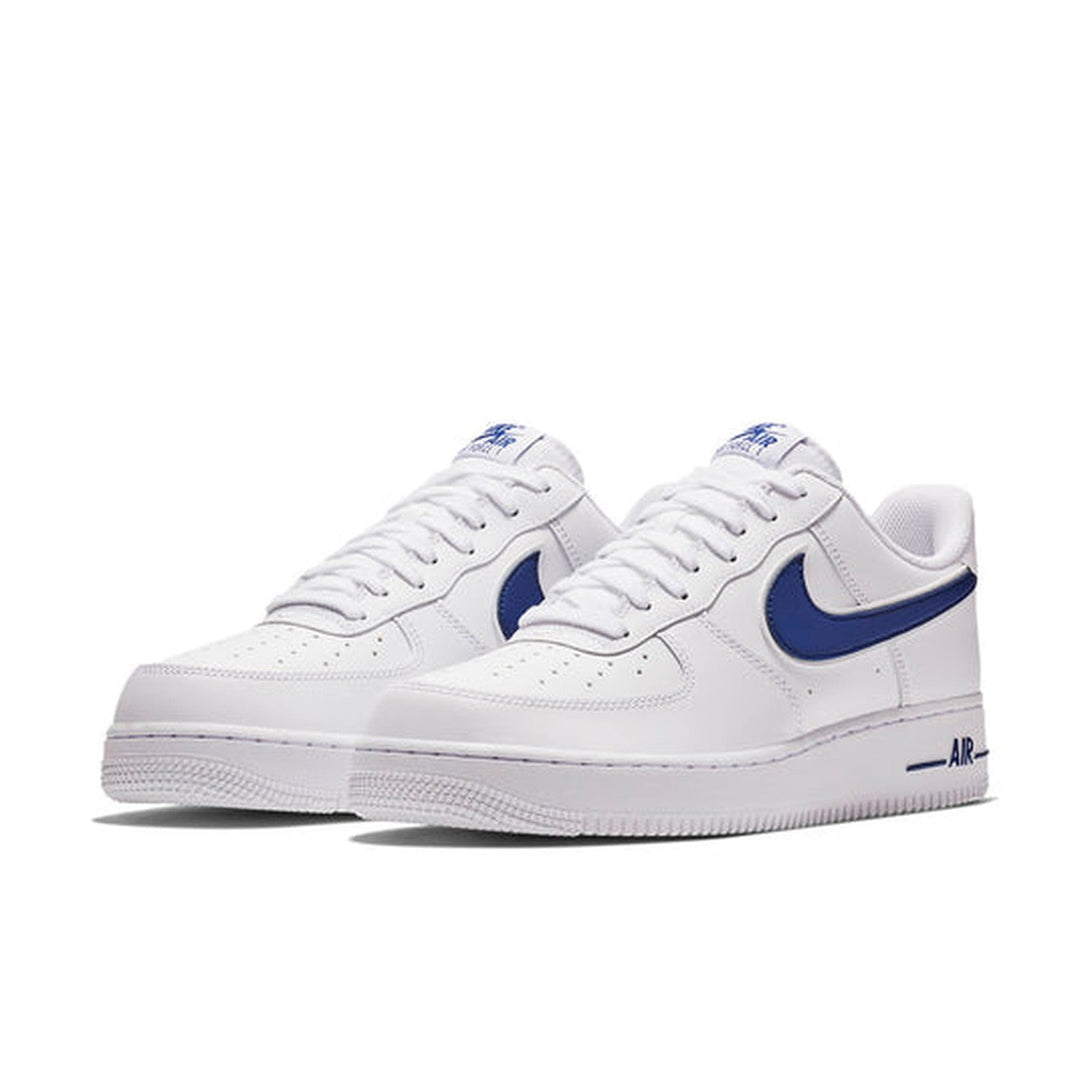 Nike Air Force 1 '07 3 'White Deep Royal'- Streetwear Fashion 950 - levefly.com