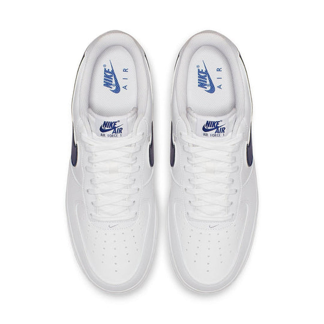 Nike Air Force 1 '07 3 'White Deep Royal'- Streetwear Fashion 950 - levefly.com