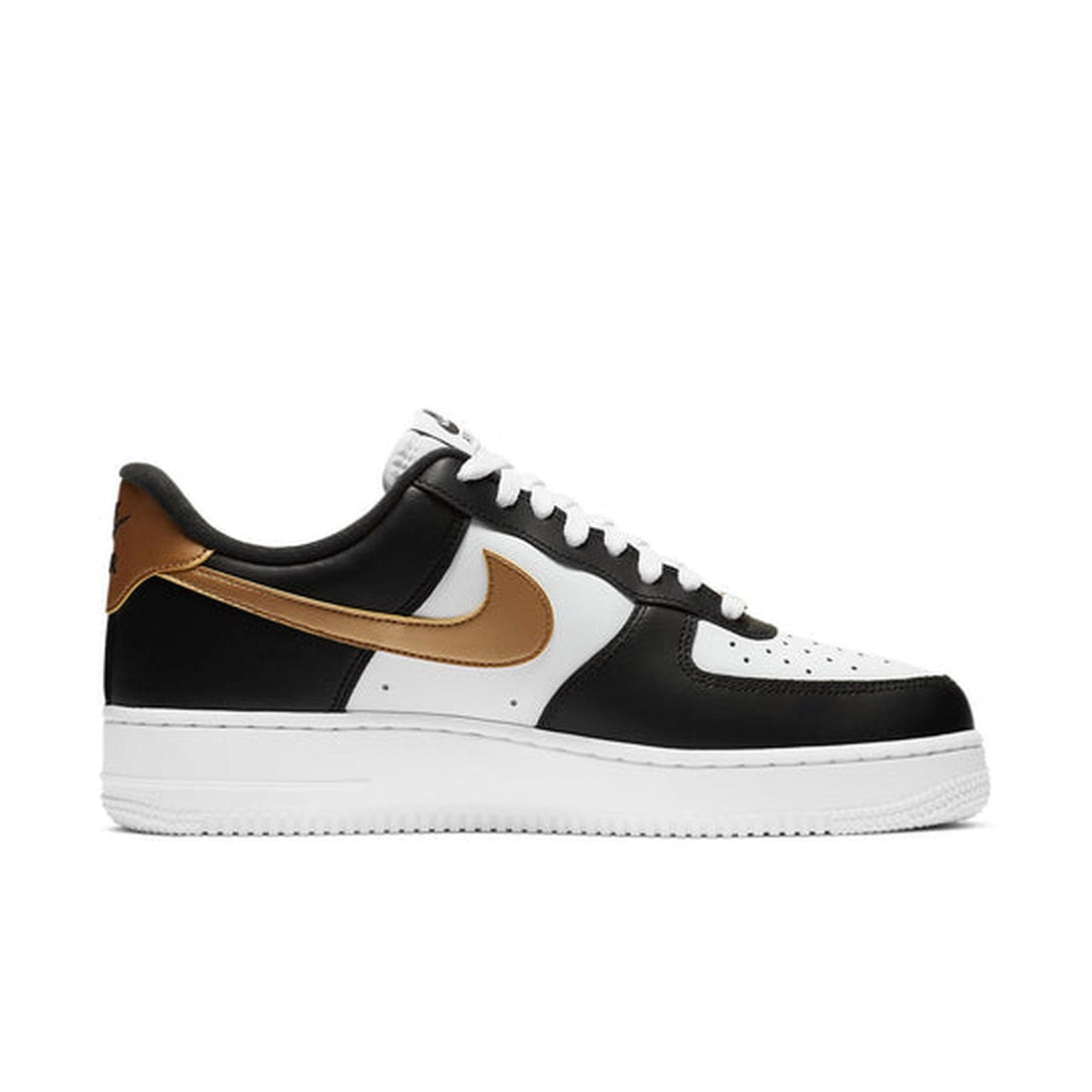 Nike Air Force 1 '07 'Black Gold'- Streetwear Fashion 950 - levefly.com