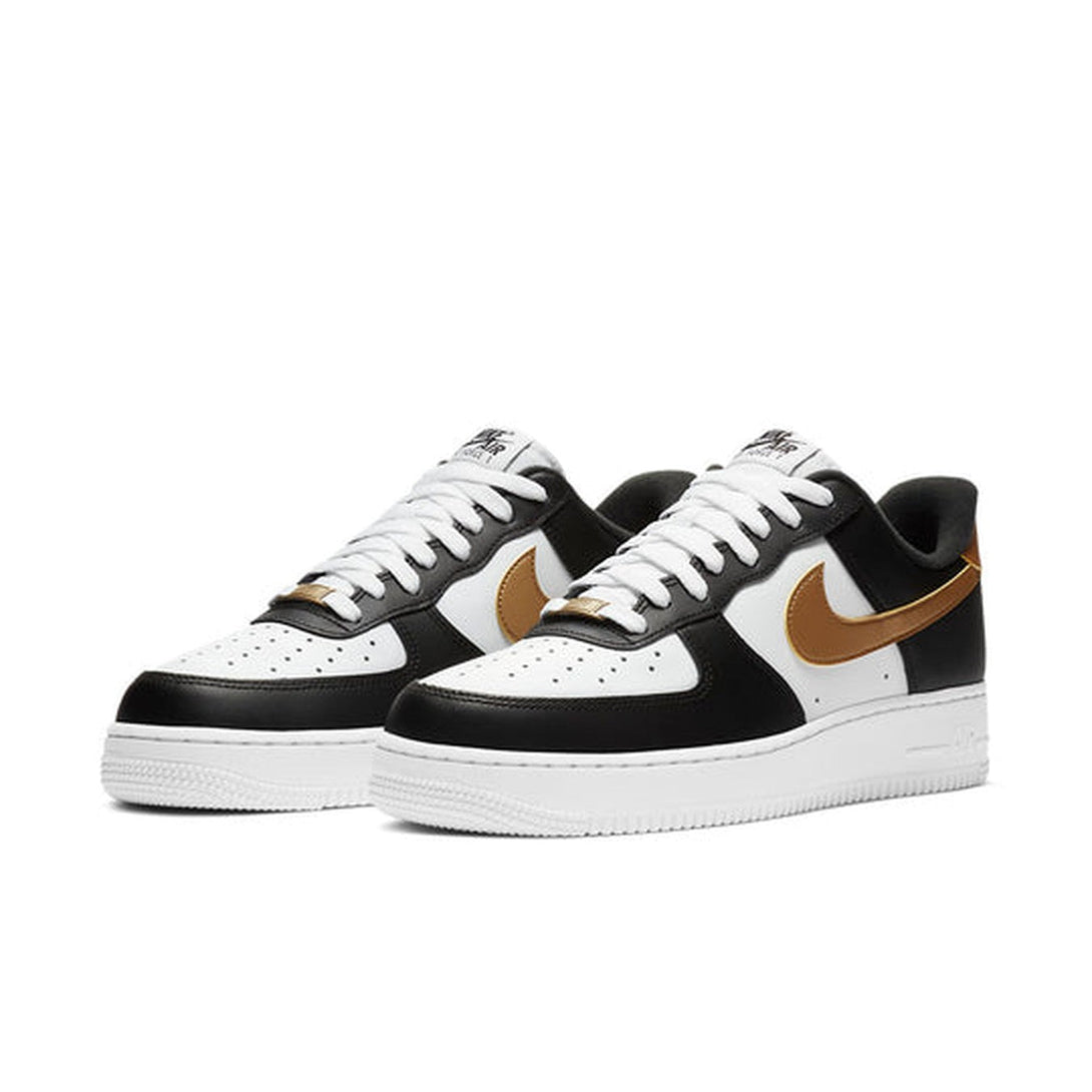 Nike Air Force 1 '07 'Black Gold'- Streetwear Fashion 950 - levefly.com