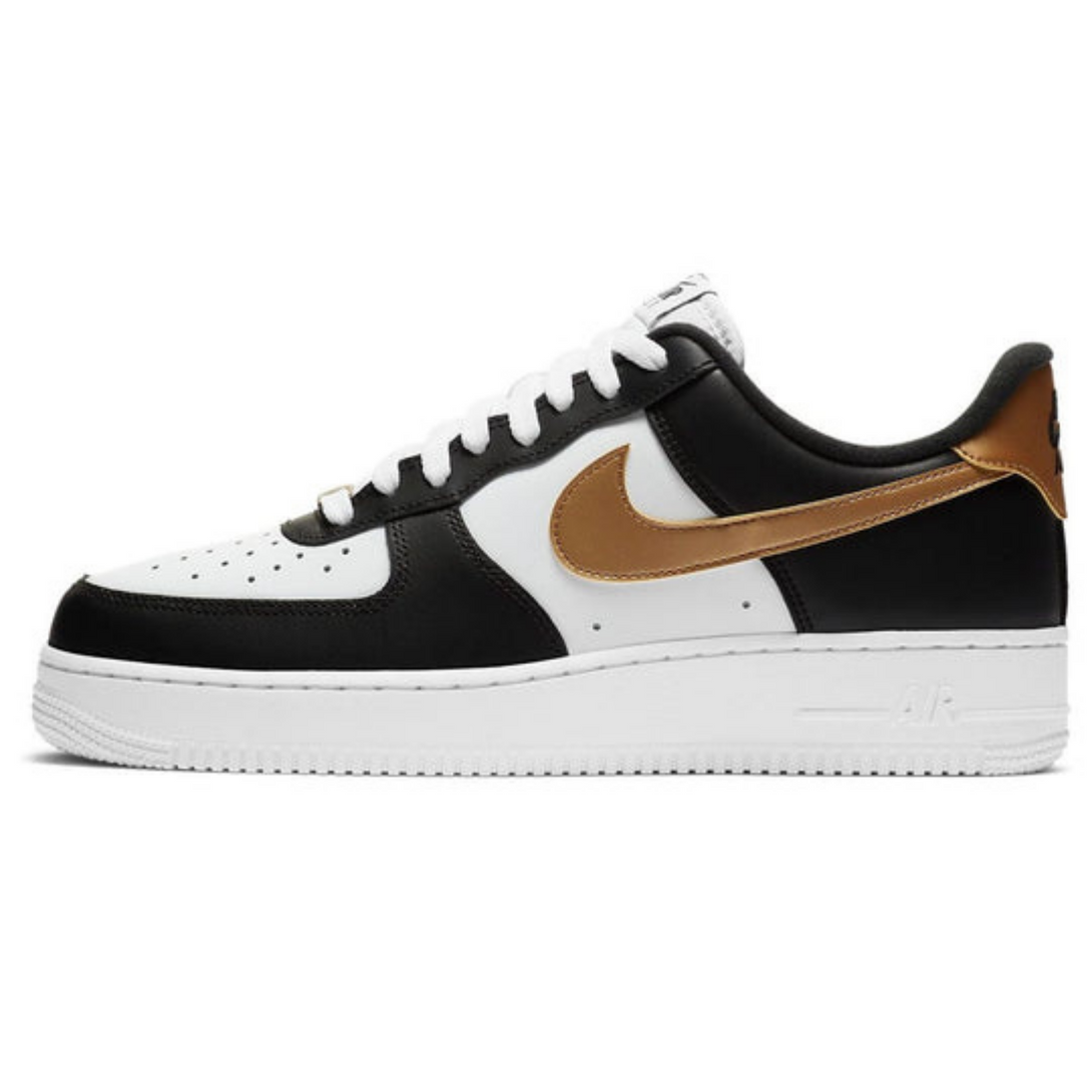 Nike Air Force 1 '07 'Black Gold'- Streetwear Fashion 950 - levefly.com