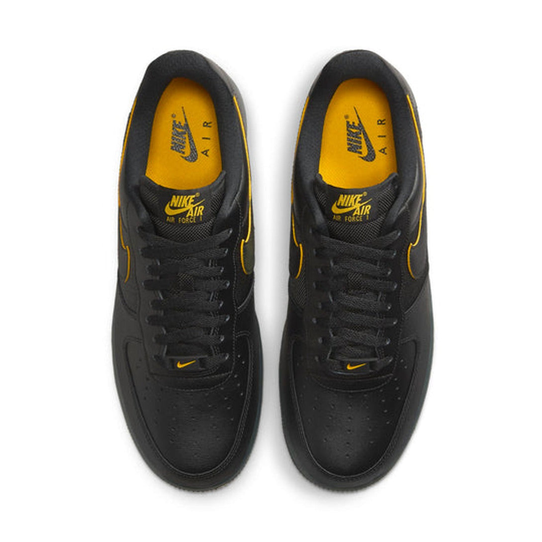 Nike Air Force 1 '07 'Black University Gold'- Streetwear Fashion 950 - levefly.com