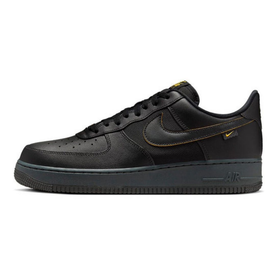 Nike Air Force 1 '07 'Black University Gold'- Streetwear Fashion 950 - levefly.com