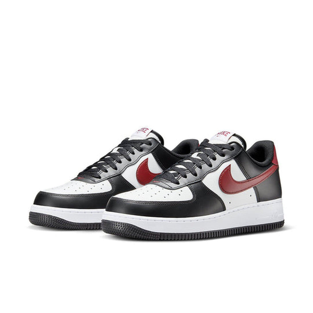 Nike Air Force 1 '07 'Black White Red'- Streetwear Fashion 950 - levefly.com