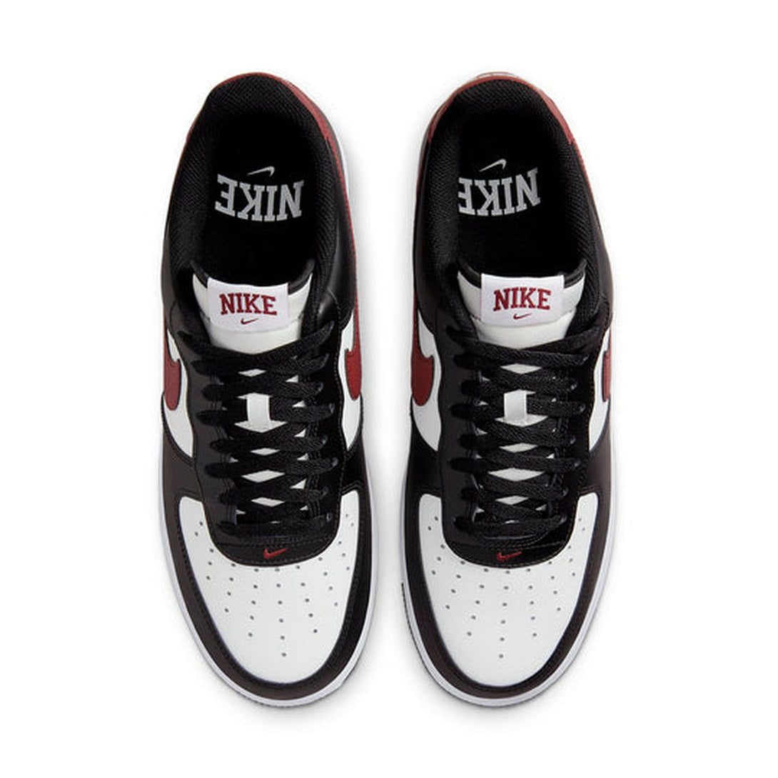 Nike Air Force 1 '07 'Black White Red'- Streetwear Fashion 950 - levefly.com