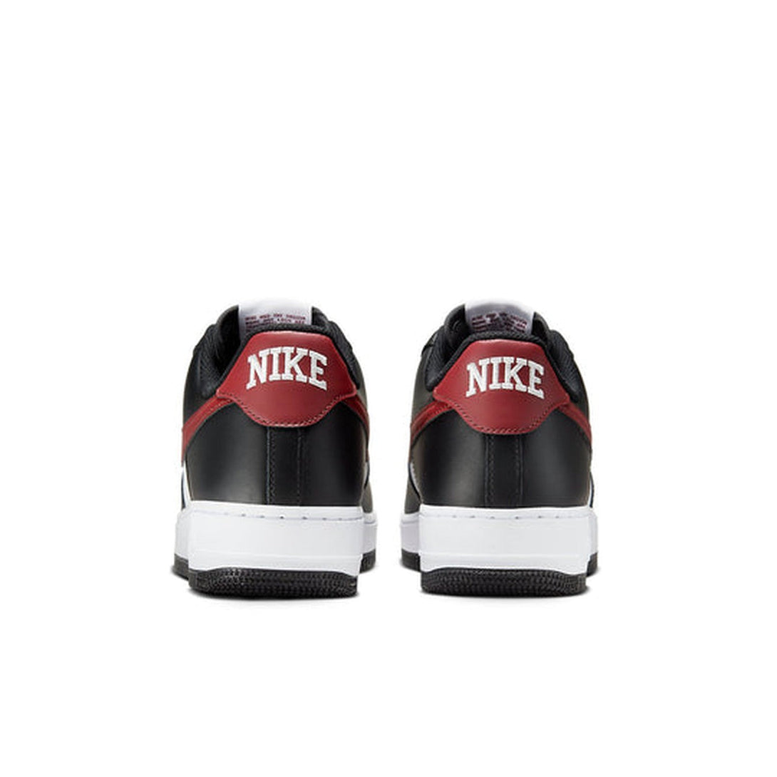 Nike Air Force 1 '07 'Black White Red'- Streetwear Fashion 950 - levefly.com