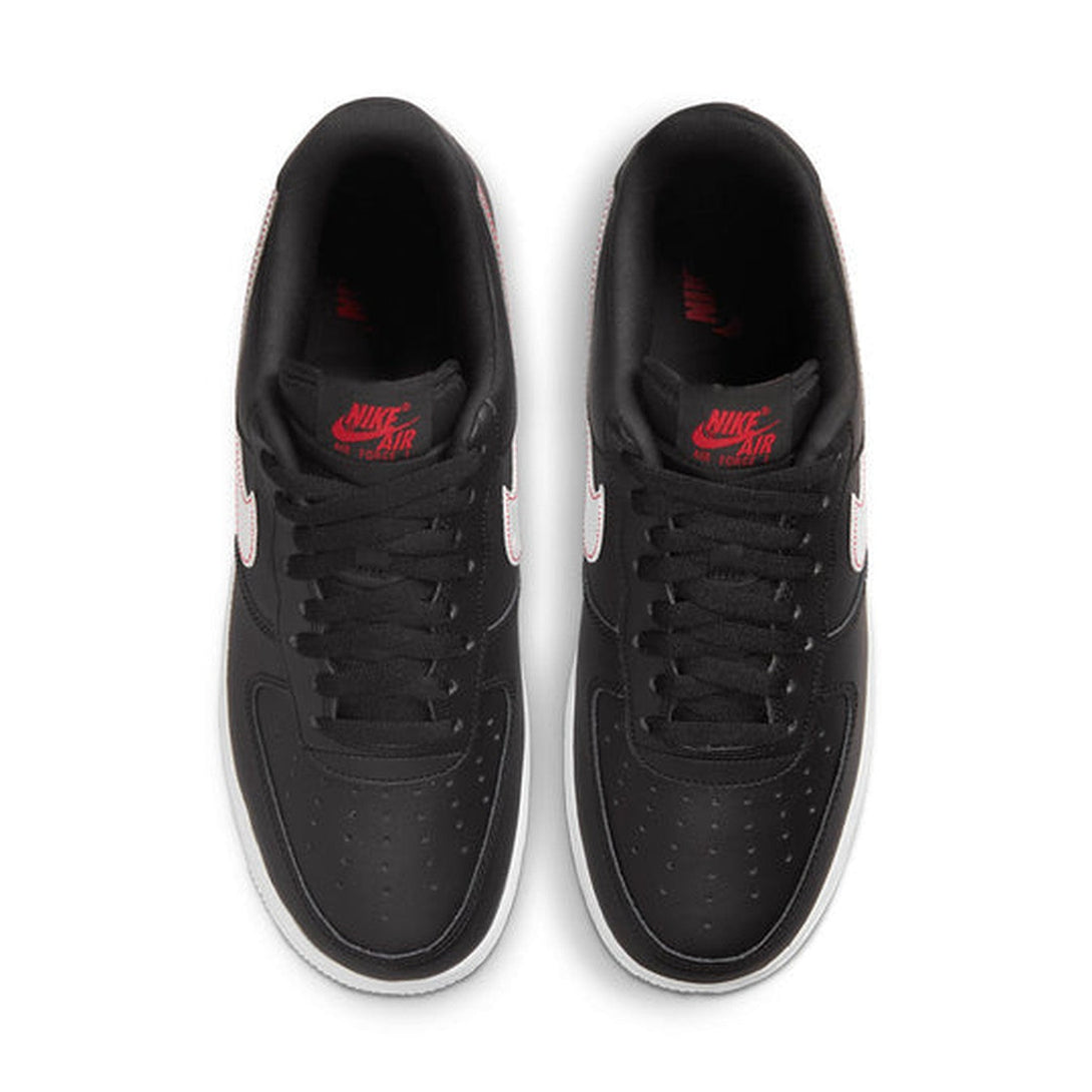 Nike Air Force 1 '07 Black/Red- Streetwear Fashion 950 - levefly.com