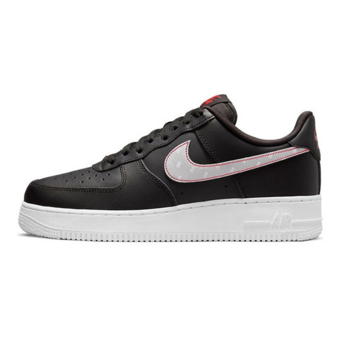 Nike Air Force 1 '07 Black/Red- Streetwear Fashion 950 - levefly.com