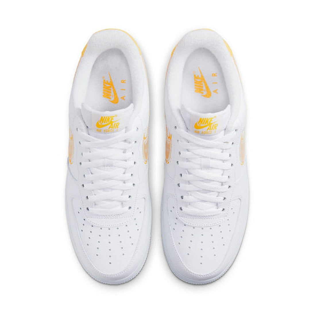 Nike Air Force 1 '07 'Brushstroke - White Solar Flare'- Streetwear Fashion 950 - levefly.com